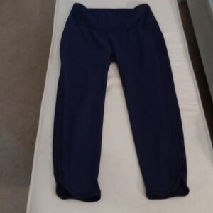 Cut the frills black leggings with side detail size small